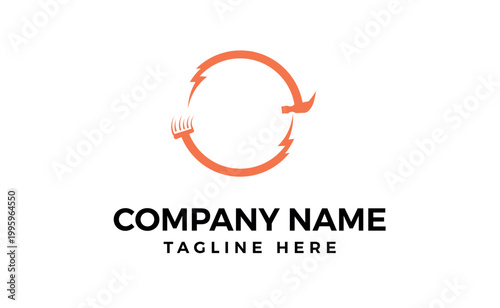 Power Tools related Logo. Featuring machine, repair, electric, hardware, power and more. Instrument linear icon collection. UI icons set in a thin style. Editable vector stroke.