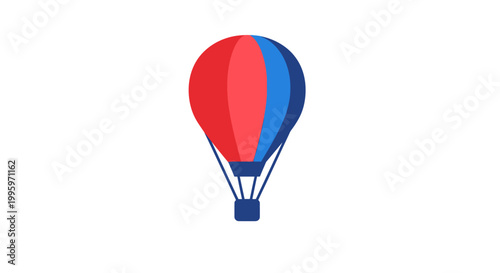 Colorful Hot Air Balloon Ride Travel.