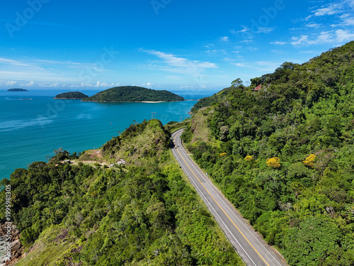 Rio-Santos Highway, scenic road in Ubatuba