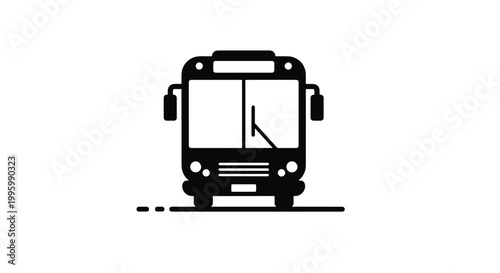 commuter service Line art clean abstract design illustration