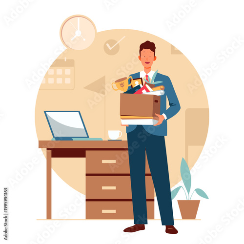 Starting New Job Concept