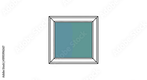 Colorful square frame with gradient.