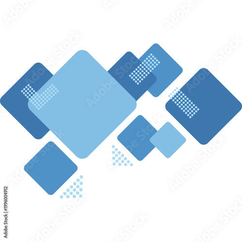 Abstract Square Dotted