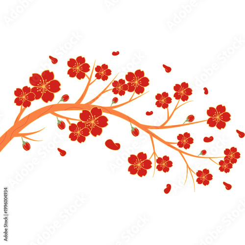 Flower Stalk Vector