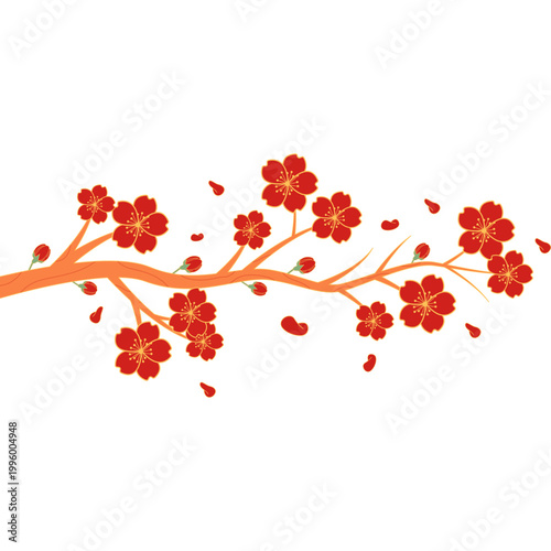 Flower Stalk Vector