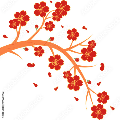 Flower Stalk Vector