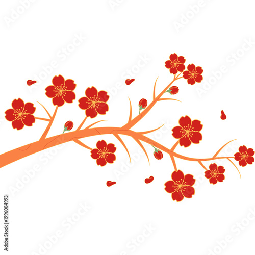 Flower Stalk Vector
