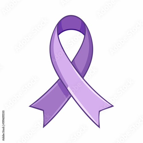 Purple Awareness Ribbon