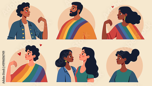 A stylish illustration conveys empowerment and confidence. Ideal for campaigns celebrating female strength, self-love, and positive body image.