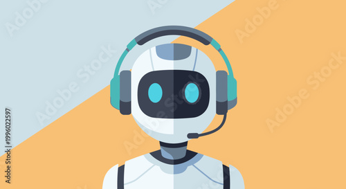 Robot, futuristic bot, virtual assistant, customer service