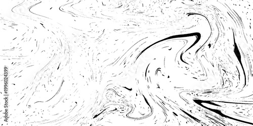 minimal abstract liquid marble texture vector illustration in black and white with soft flowing patterns and organic fluid movement