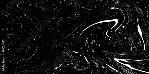 minimal abstract liquid marble texture vector illustration in black and white with soft flowing patterns and organic fluid movement