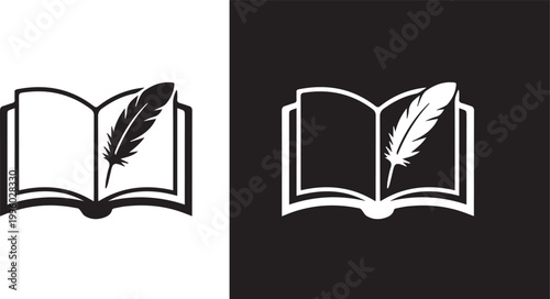 Book icon set. Simple book symbol. Vector illustration