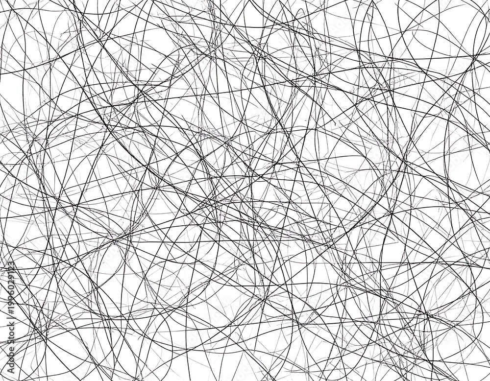 Obraz premium Black lines on white background texture.
