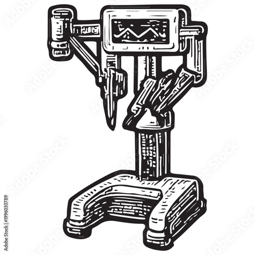 Advanced Surgical Robot System Medical Equipment Robotic Surgery Device Healthcare Technology