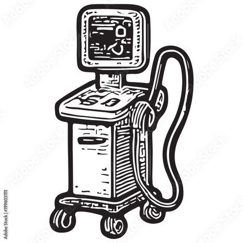 Ultrasound Machine Medical Diagnostic Equipment Sonography Hospital Device