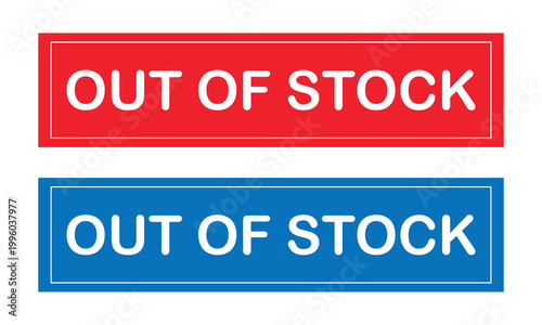 Out of stock stamp red rubber stamp on white background. out of stock stamp sign. out of stock stamp. out of stock sign. vector Illustration . EPS 10 .