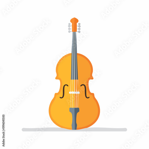 Illustration of a Double Bass