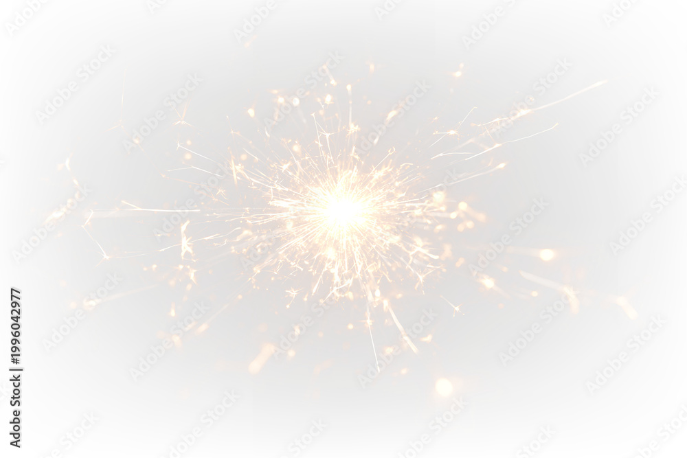 Fototapeta premium Holiday Sparkler PNG, Bright Spark Trail Transparent