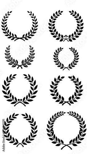 Laurel Wreath Collection - Victory and Achievement Symbols