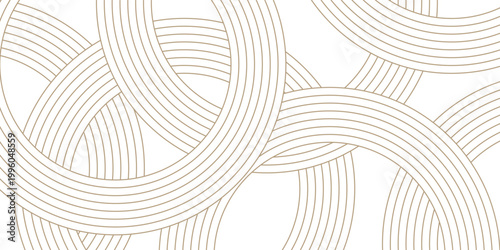 Doodle banner with yellow ramen pattern on white background. Wave abstract pattern. abstract vector ilustration.