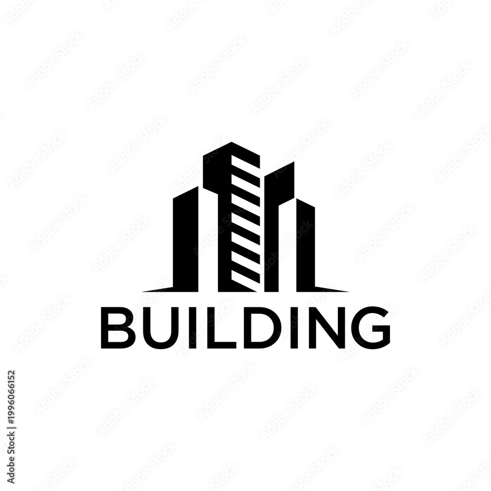 Fototapeta premium building construction logo vector