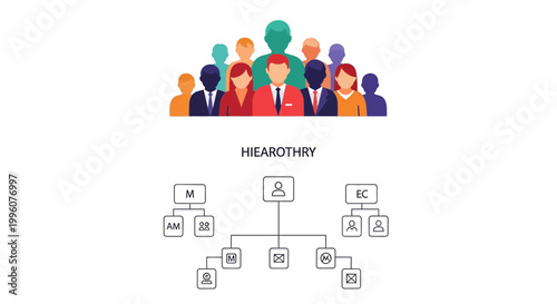 Diverse group of people standing together.