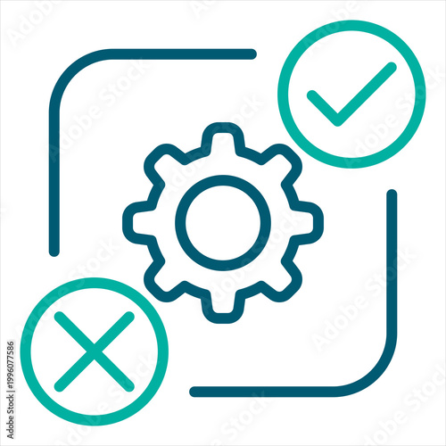 Ethics Single Icon Line Color