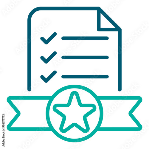 Standard Single Icon Line Color