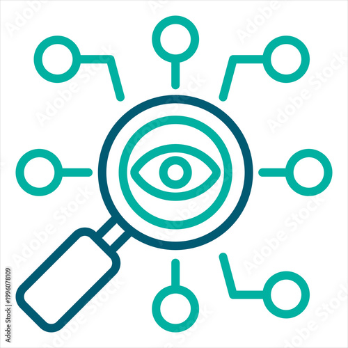 Oversight Single Icon Line Color