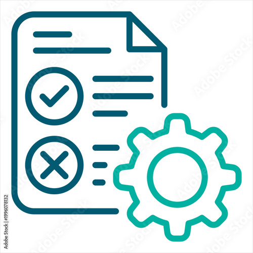 Conduct Single Icon Line Color