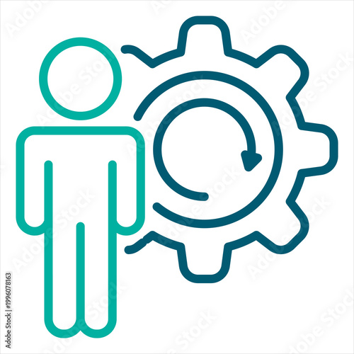 Behavior Single Icon Line Color