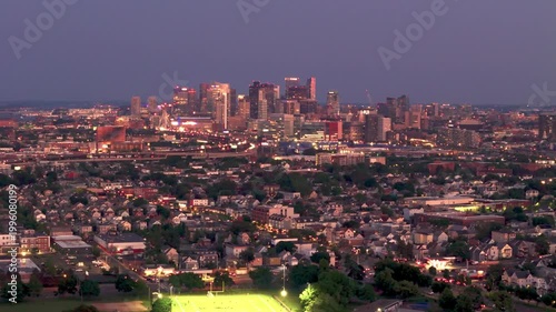 night view of philadelphia