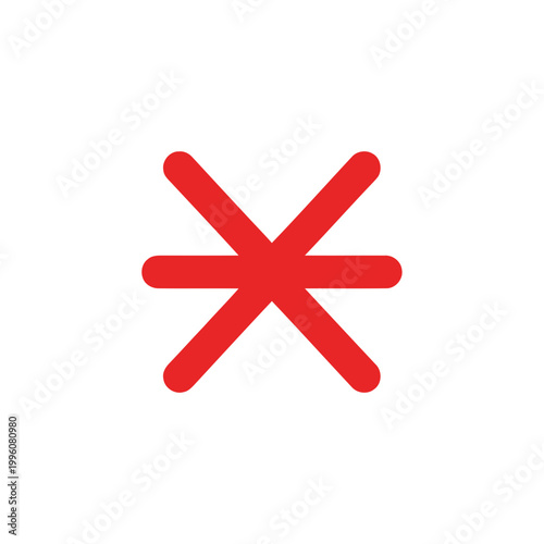 Red Cross Symbol Mark Icon.