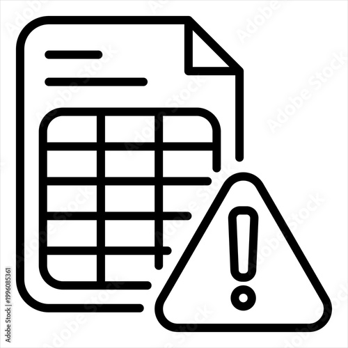 Sanction Single Icon Line Black