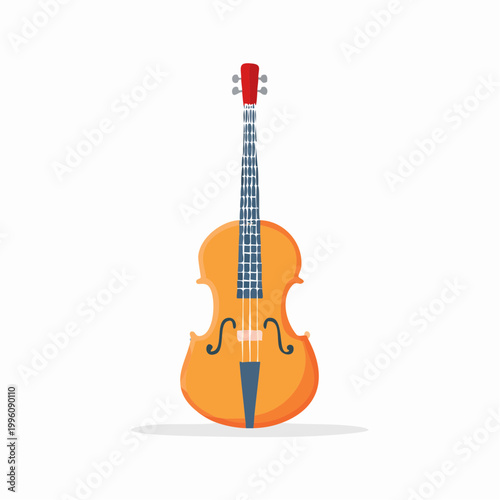 Illustration of a Double Bass