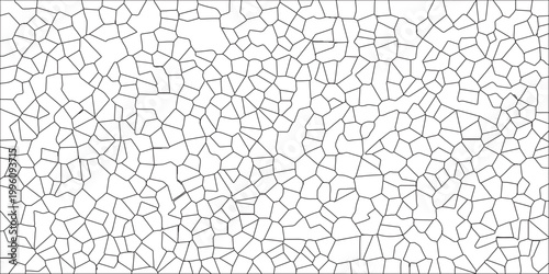 Crystal Voronoi Diagram Background for Website, Fabric Print. Vector Pattern with Geometric Lines and Nature-Inspired Elements for Wallpaper, Decor, and Artful Surfaces. Broken Glass Quartz natural. 