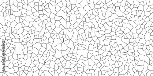 Crystal Voronoi Diagram Background for Website, Fabric Print. Vector Pattern with Geometric Lines and Nature-Inspired Elements for Wallpaper, Decor, and Artful Surfaces. Broken Glass Quartz natural. 