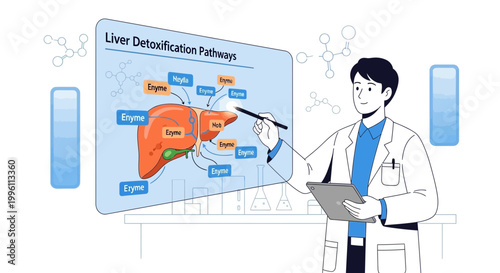 Doctor Explains Liver Detoxification Pathways with Diagram
