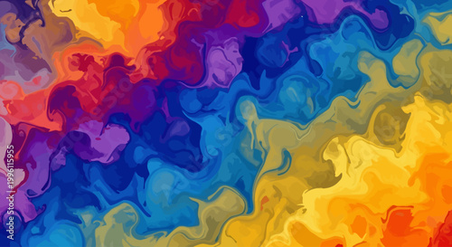 Photos Abstract fluid art with vibrant colors