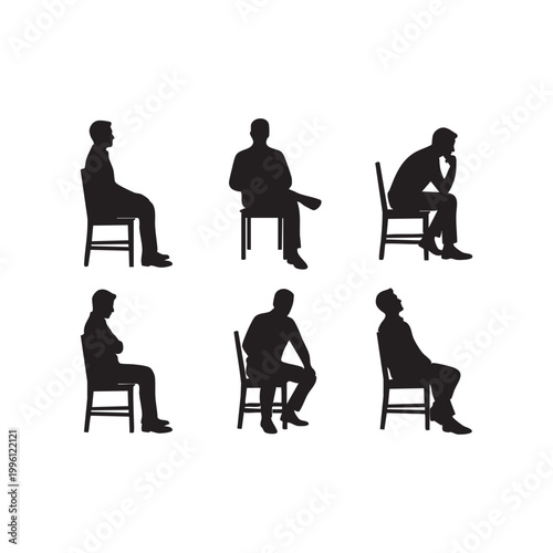 Posture and Body Language Silhouette