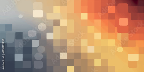 An abstract mosaic of color gradients. This captivating photo captures the beauty of abstract, conveying a sense of serenity.