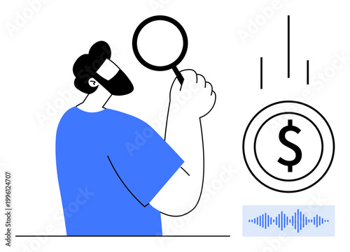 Data analysis. Data analysis connecting financial research soundwave tracking money flow business process insights. Data analysis for finance tech reports market studies. Finance, tech, analytics