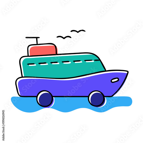 retro car vector illustration