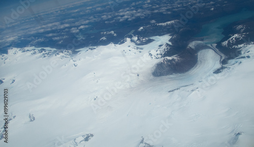 Landscape above the clouds