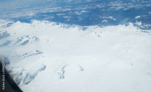 Landscape above the clouds