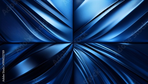 abstract dark blue shiny metallic surface texture background