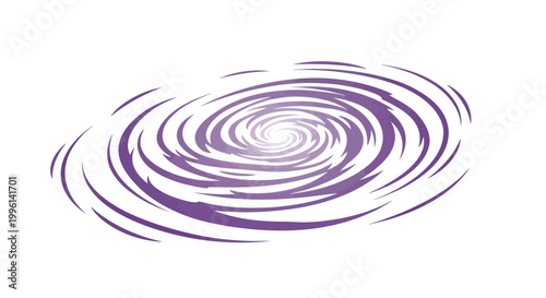 Swirling Purple Galaxy Vortex Abstract Background