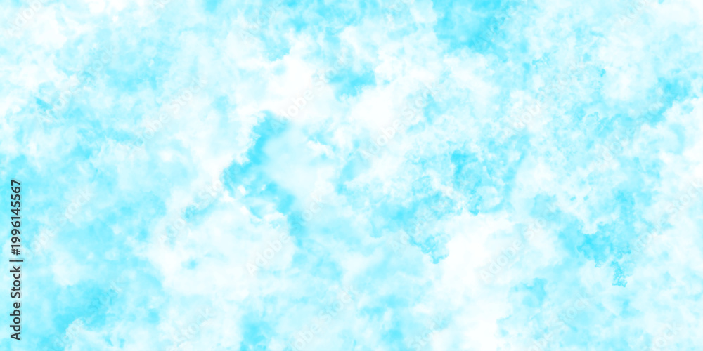 Fototapeta premium Soft and blurry foggy light blue cloudy sky background with white clouds vector illustration for design 