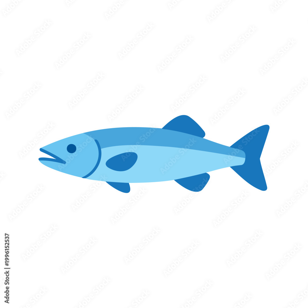 Fototapeta premium Freshwater fish swims through the clear water with its fins propelling forward